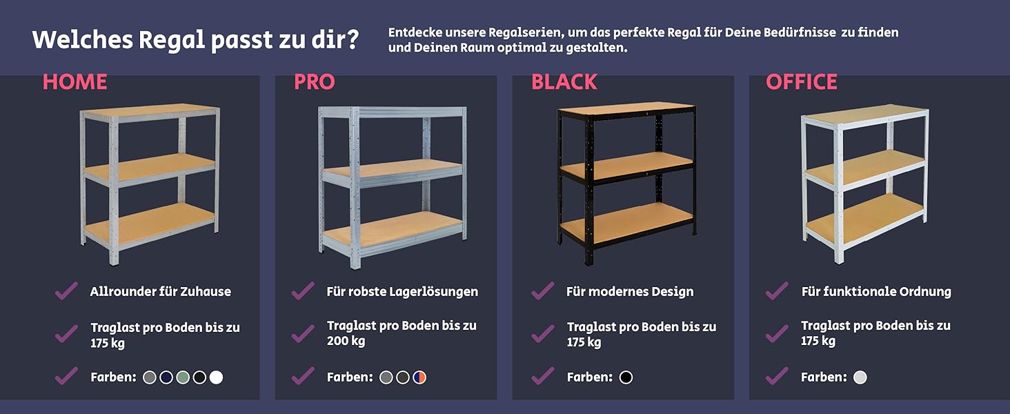 Shelfplaza® Heavy-Duty Metal Shelving Unit
