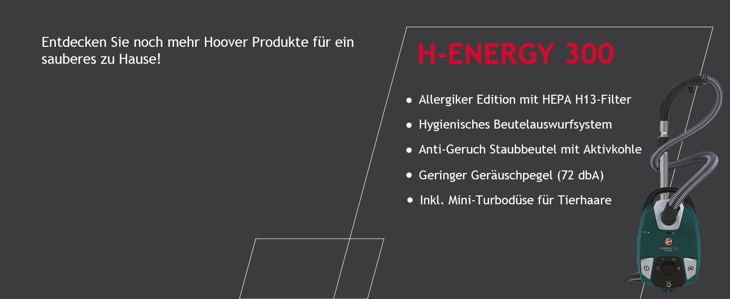 Бездротовий акумуляторний пилосос Hoover Home HF110H для дому - без мішка, LED-підсвічування, XL-контейнер, для площі до 120 м²