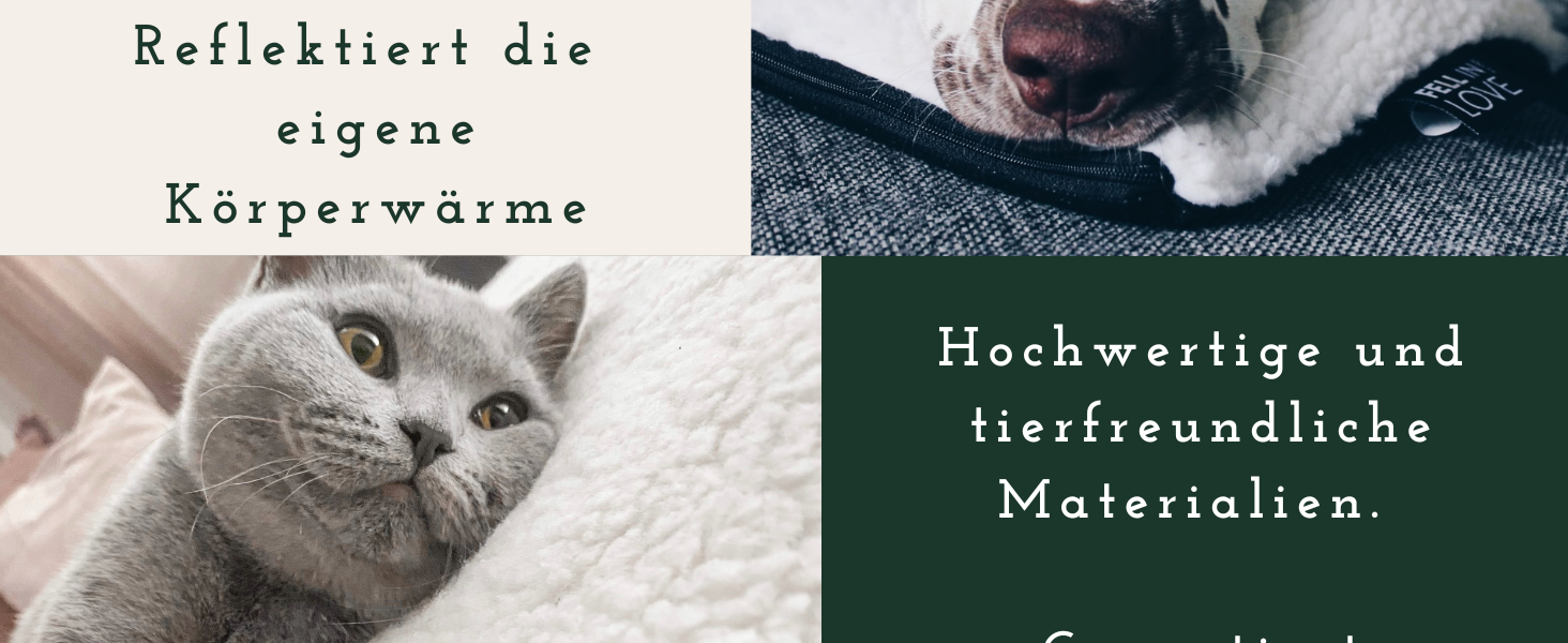 Самогріюча ковдра для собак Fellou 90 x 64 см - тепла, миюча, без хрускоту, бежева