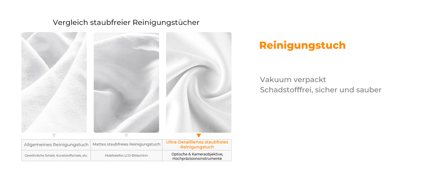 Набір для чищення об'єктивів K&F Concept 3-в-1: для фотоапаратів, об'єктивів, фільтрів, телефонів. Lenspen, щітка, повітряний насос, мікрофібра.