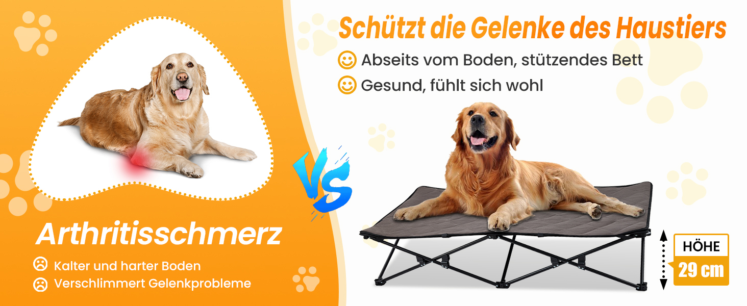 Лежанка для собак KingCamp - зручна та портативна, 57x57x23 см. Зручна для відпочинку вдома та на природі. Матеріал: дихаюча сітка та замша.