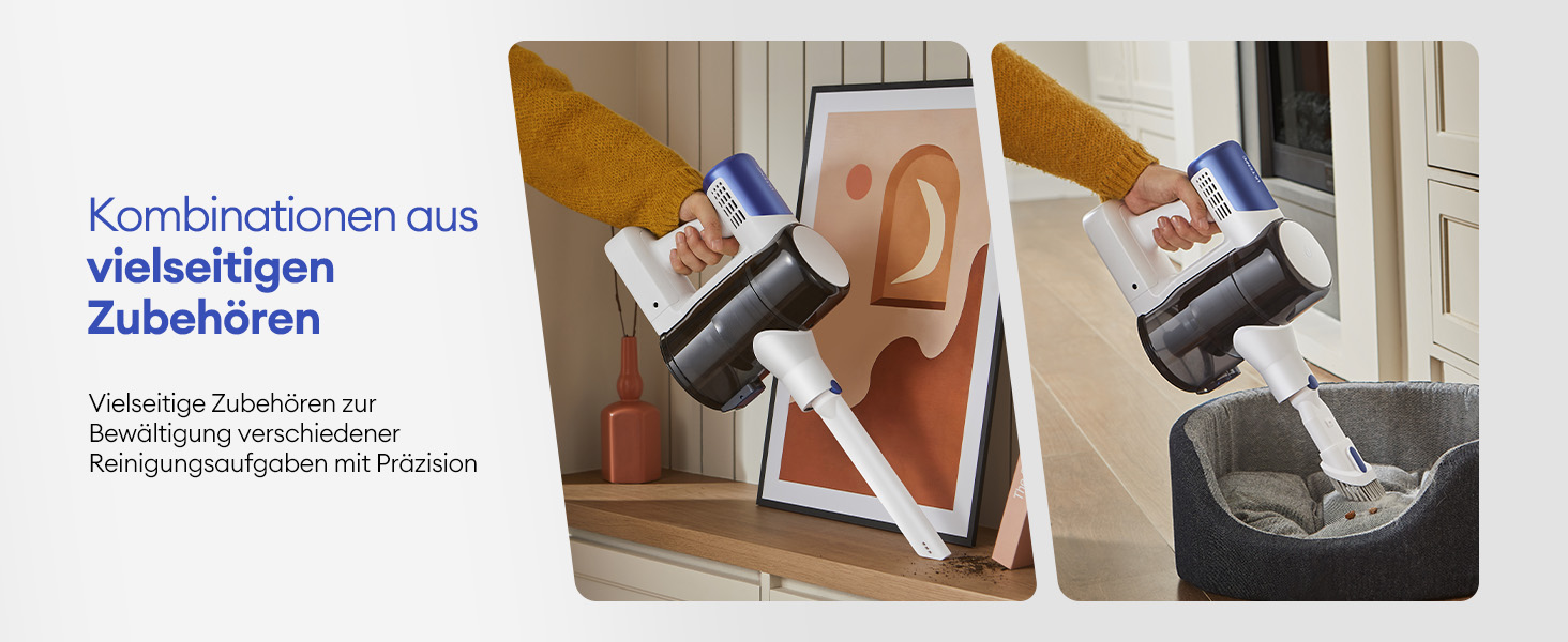 Ultenic U10 Ultra: Бездротовий акумуляторний пилосос з потужністю всмоктування 40000 Па, 40 хв роботи, світлодіодним індикатором та щіткою проти ковтунів для килимів, твердих підлог та шерсті тварин