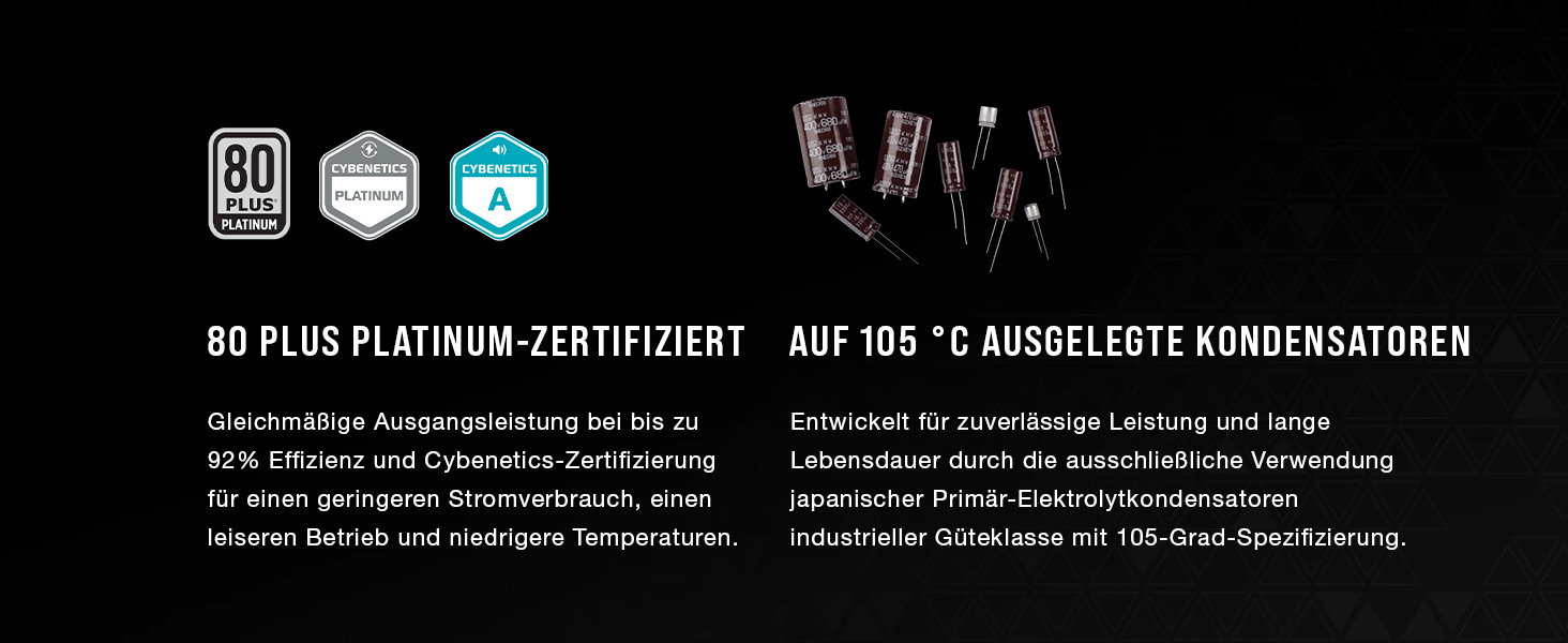 Блок живлення Corsair HX1000i 1200W ATX 3.1 PCIe 5.1, повністю модульний, 80 Plus Platinum, iCUE, чорний
