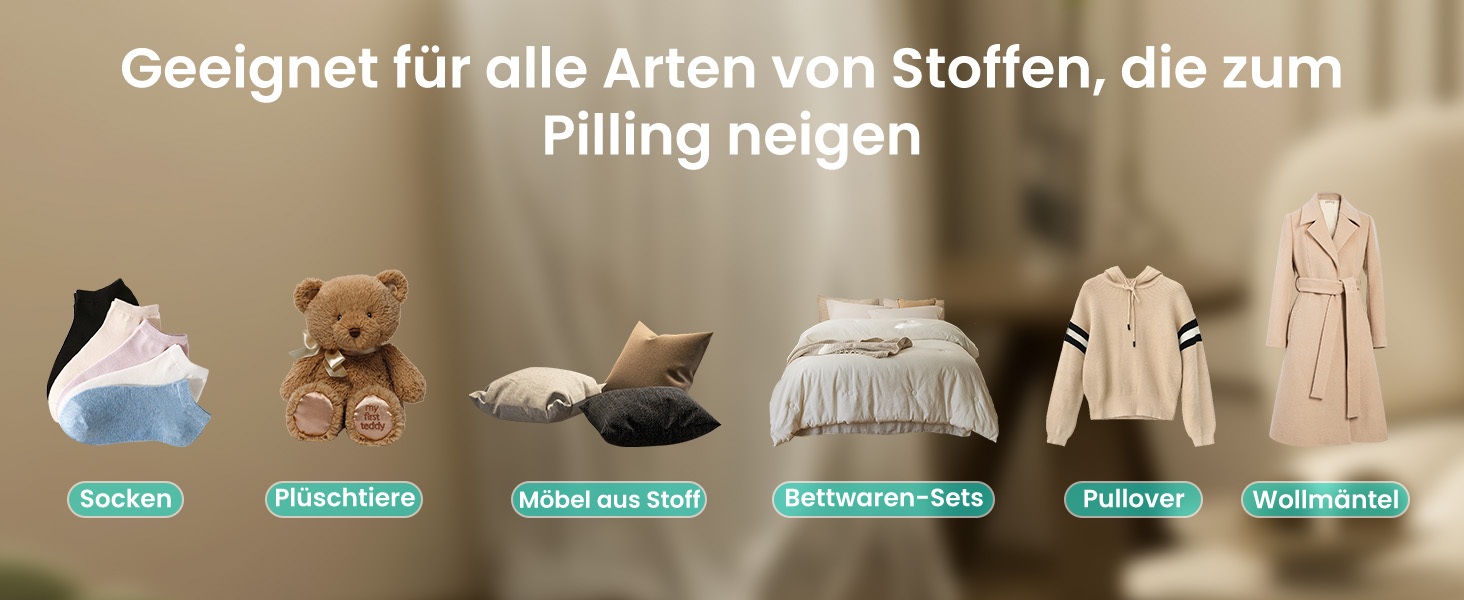 Електричний видалення ворсу Kssvzz: бездротовий зрізувач ворсу для одягу, 3 швидкості, LED-дисплей, USB-зарядка, 2 змінні леза