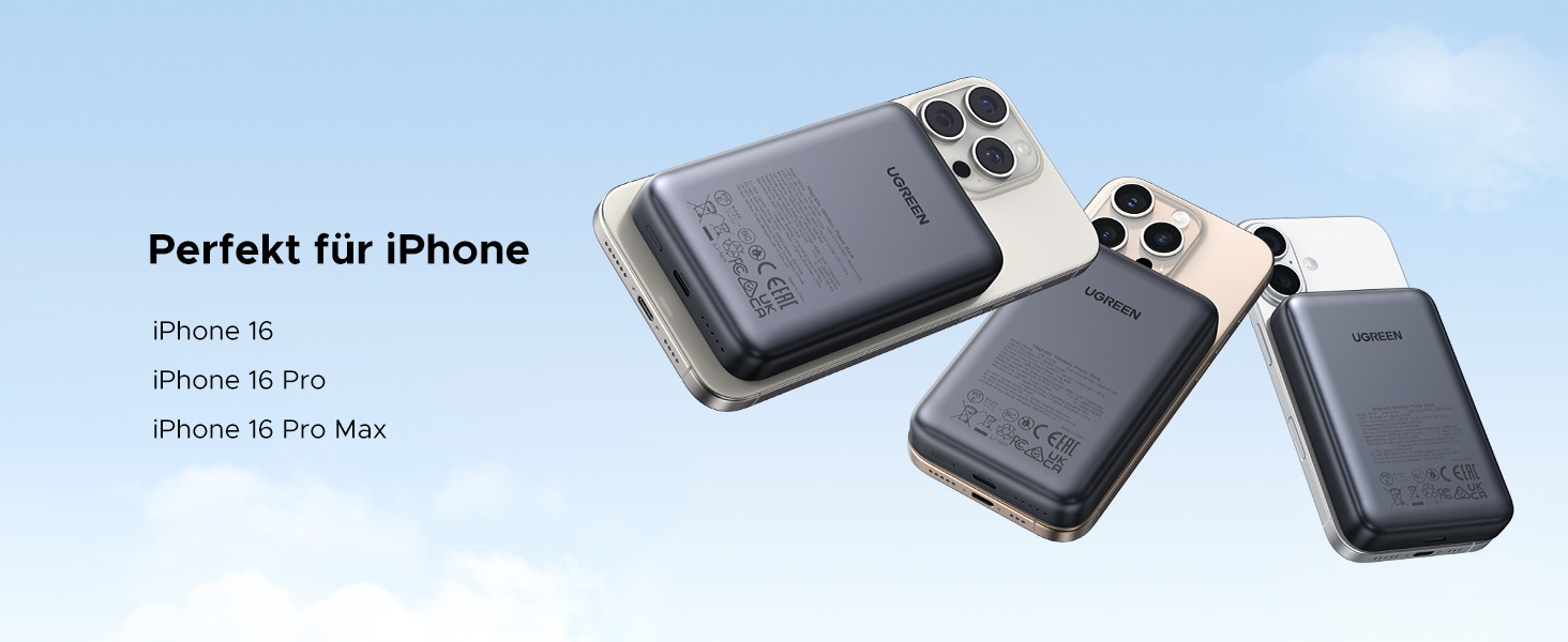 Power Bank UGREEN Nexode Qi2 10000mAh з MagSafe та USB-C 20W - зовнішній акумулятор для iPhone 16 Pro Max/16/15-12