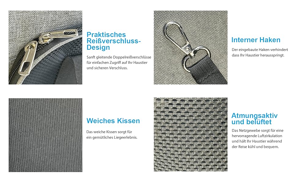 Транспортна сумка для котів та маленьких собак до 10 кг – складана, робуста, з прихованим даховим вікном (фіолетова, 50x30x30 см)