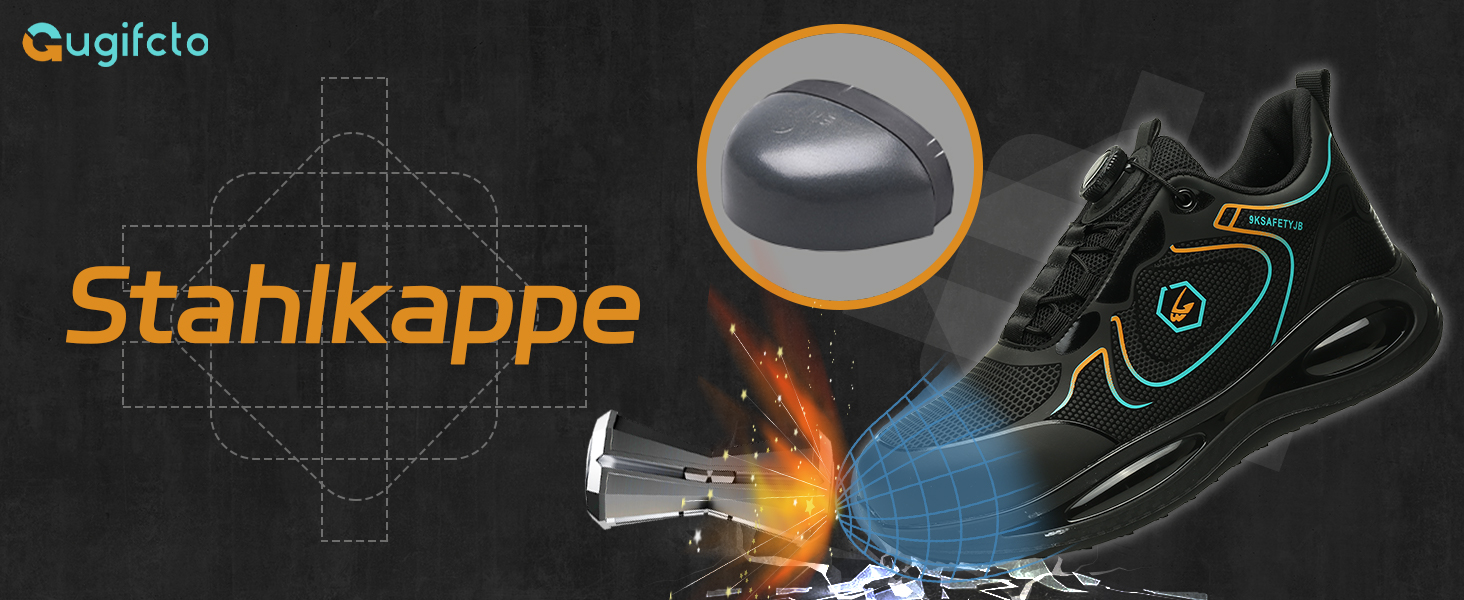 Робочі черевики / взуття для роботи. Легкі, дихаючі, з металевим підноском. Для чоловіків та жінок. Розміри 36-46 EU, 39 EU. Чорно-зелені.