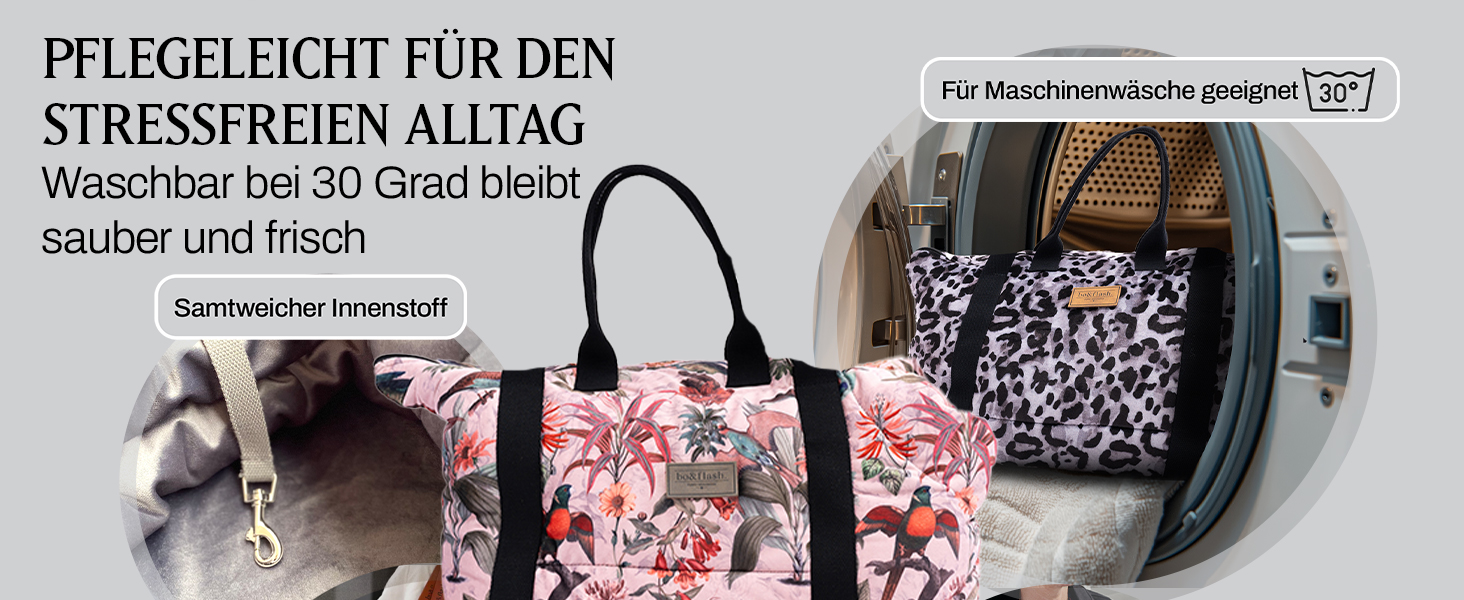 Сумка-переноска для собак Portland Lobna – 44x26x32 – для маленьких собак до 7 кг – комфортна та стильна переноска – миється та екологічна