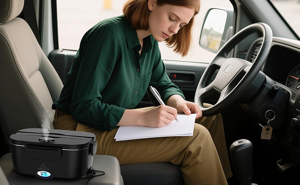 Електрична ланчбокс з підігрівом 1.5L для авто, вантажівки, офісу (1.5L x 4)