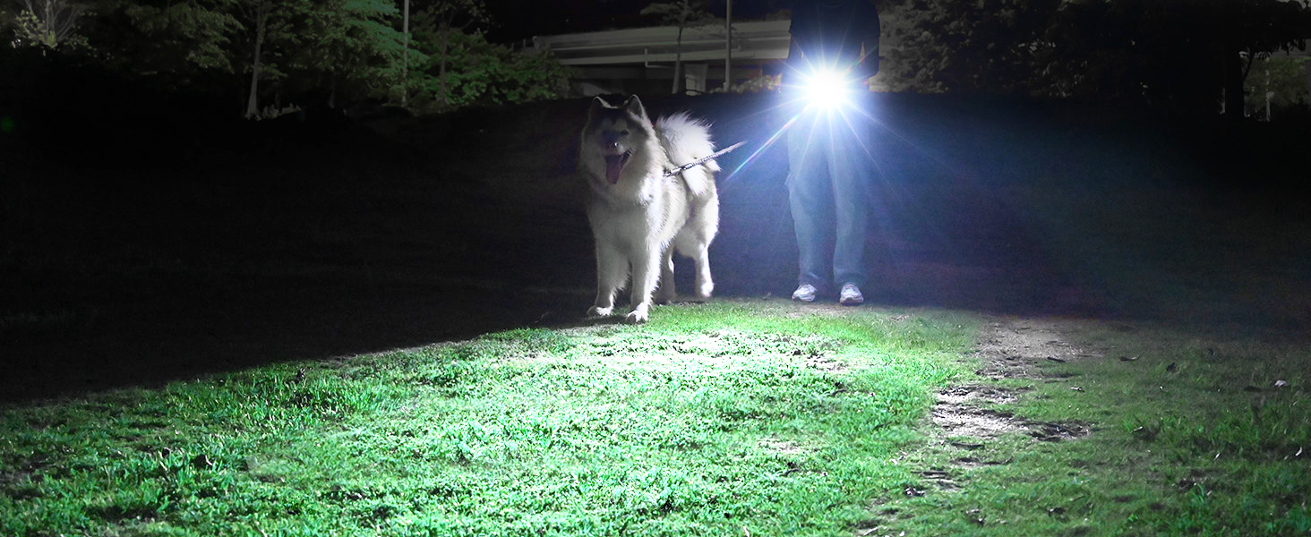 LED ліхтарик Blukar: надпотужний, з зумом, 5 режимів, водонепроникний IPX6, для кемпінгу, риболовлі та активного відпочинку