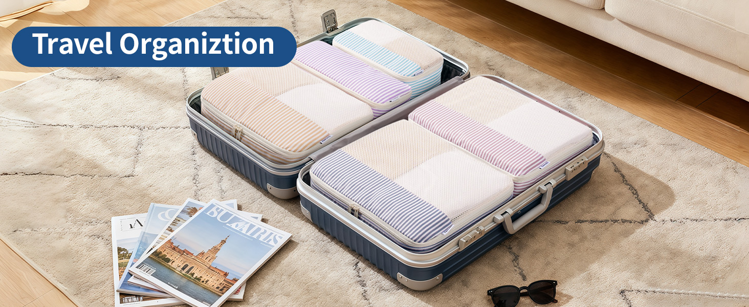 Набір органайзерів для валізи Narwey (7 шт.), кубики для пакування, органайзер для рюкзака, аксесуари для подорожей