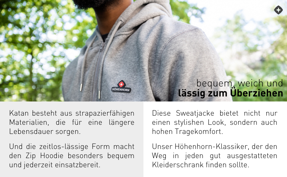 Чоловічий світшот з капюшоном Höhenhorn Katan, темно-синій, розмір XL