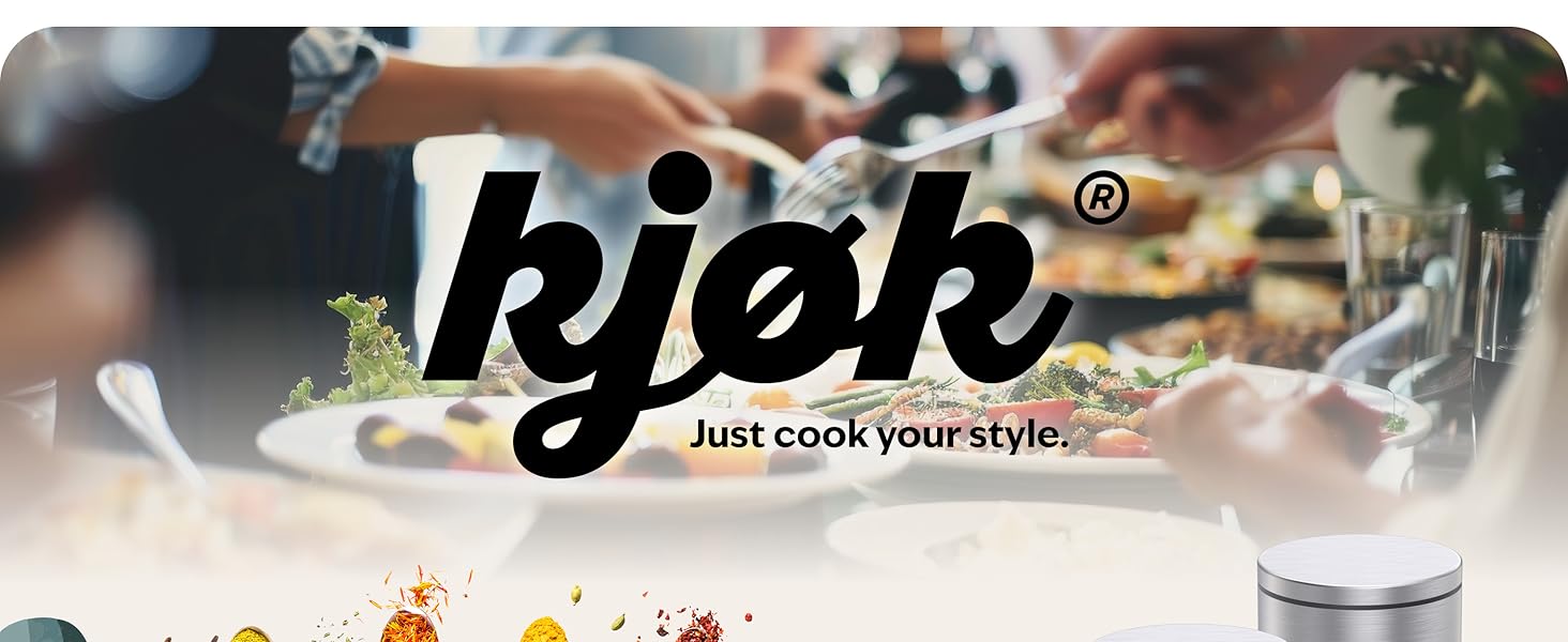 Набір для перцю та солі Kjøk Premium з нержавіючої сталі, 2 шт. з керамічним млинком