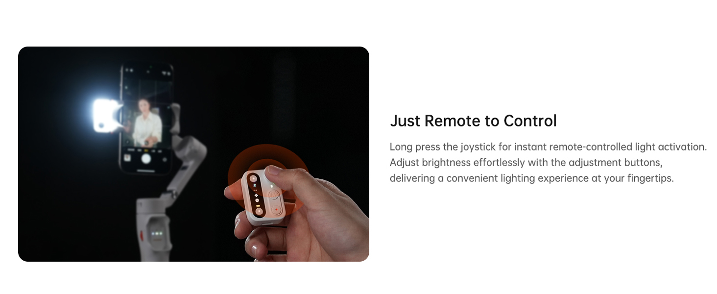 Hohem iSteady V3 – Стабілізатор для смартфона з AI-трекером, магнітним світлом та пультом ДУ