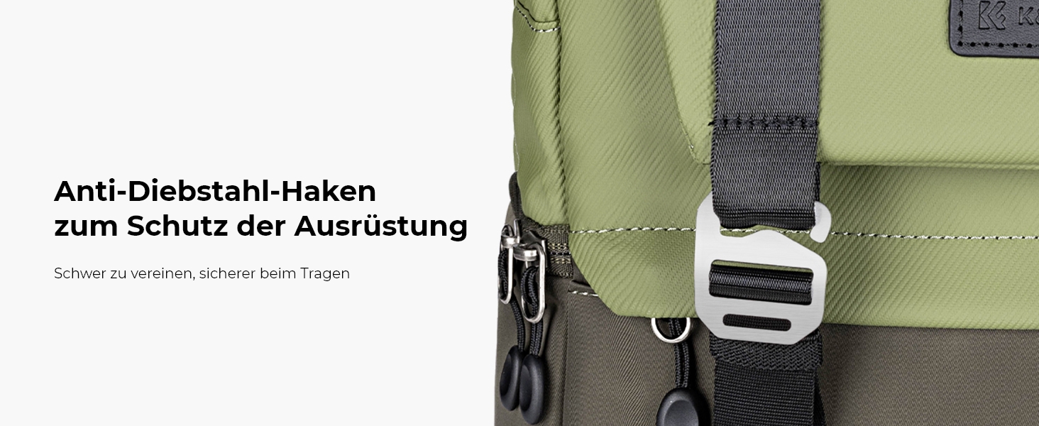 Рюкзак для камери K&F CONCEPT 20L, водонепроникний, з відділенням для ноутбука 15.6