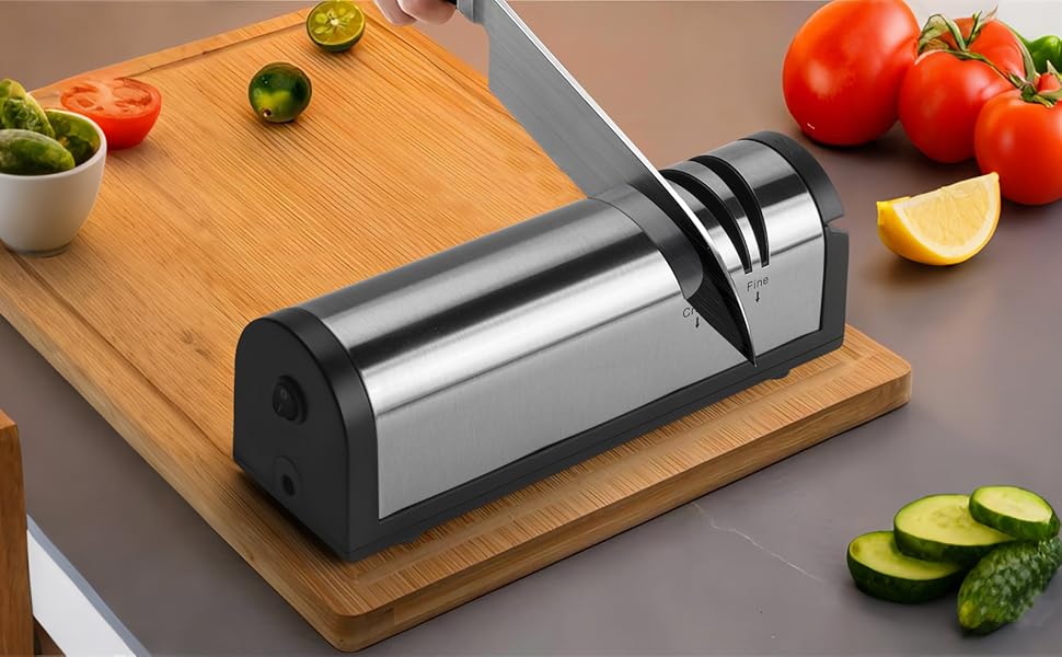 Електрична алмазна точилка для ножів 3 в 1 для кухні