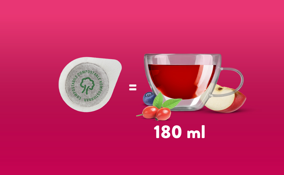 Кавові пади Caffè Borbone Rote Miscela (Червона суміш), 150 шт, сумісні з ESE системою 44 мм, біорозкладні