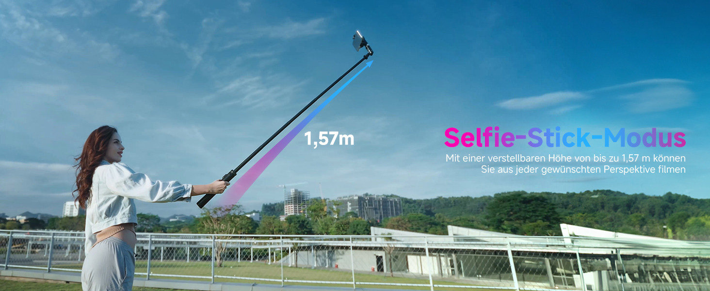 Штатив для смартфона Rollei з автоматичним відстеженням обличчя та стабілізацією відео 360° | Gimbal для TikTok Live Streaming