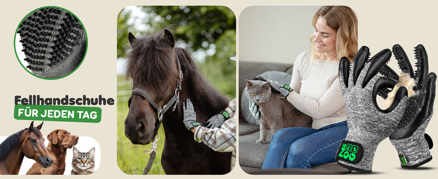 Щітка для собак DR Zoo 'Robbi' - якісна щітка для грумінгу, видаляє підшерсток у собак великих та малих порід