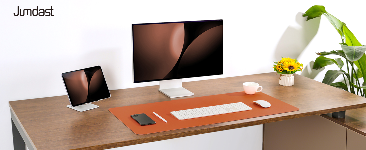 Підкладка для столу двостороння, антиковзаюча, з штучної шкіри, 40 x 80 см (сірий, салатовий) / 80 x 40 см