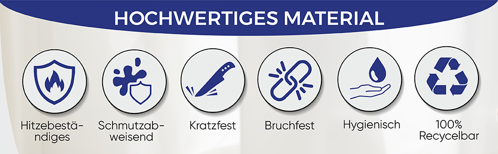 Скляна дошка для нарізання 40x30 см - гігієнічна, стійка до високих температур, подряпин та ковзання - чорний дизайн під мармур