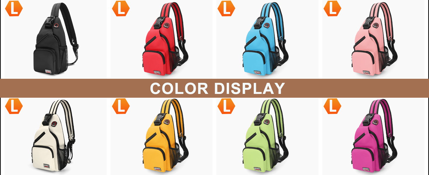 Сумка-слінг через плече для жінок та чоловіків. Рюкзак Oxford, Crossbody, спортивна сумка, Casual Daypack для подорожей, спорту та шопінгу (Білий)