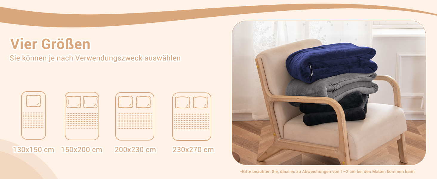 Плед Sherpa для дивана: теплий, м'який, 130x150 см (сірий)