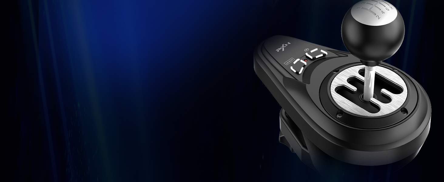 PXN V99 ігровий кермо з педалями та перемикачем передач – 3.2 Nm Force Feedback, 270°/900°, 11.8 дюймів, 4 лопаті перемикання передач, додаток Tools – кермо для PC, Xbox та PS4