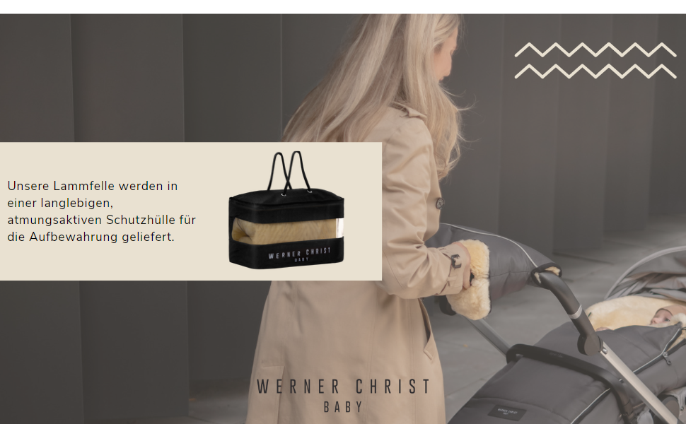 Дитяча овчина WERNER CHRIST BABY, медична, натуральна, для коляски, килимок, 75 см, золото-жовта