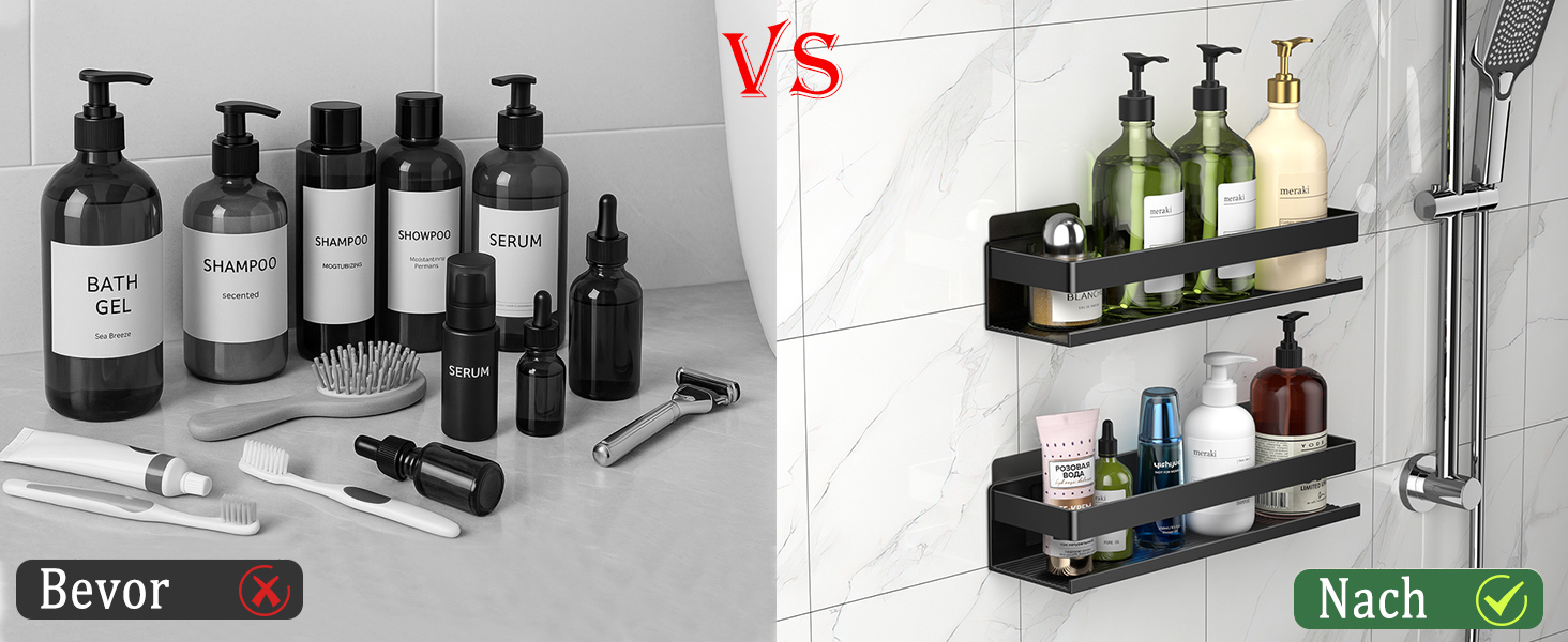 Алюмінієвий кухонний органайзер для ванної кімнати, 30 см, 2 шт., настінний, самоклеючий, 2 яруси