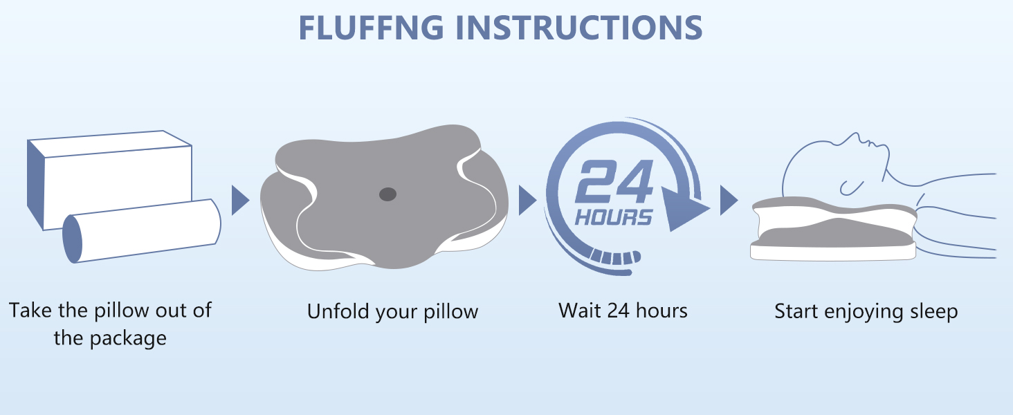 Подушка для шиї з піни Memory Foam A-Pce: ергономічна подушка для сну на боці, спині та животі, знімний дихаючий чохол - сіро-чорний 65x39x14 см