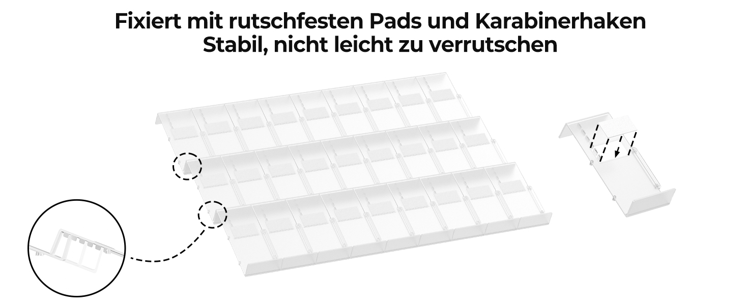 Організатор для спецій Famhap, 24 шт. Прямокутні полички для спецій, органайзер для спецій у ящик, полиці для спецій, органайзер для спецій, прозорі