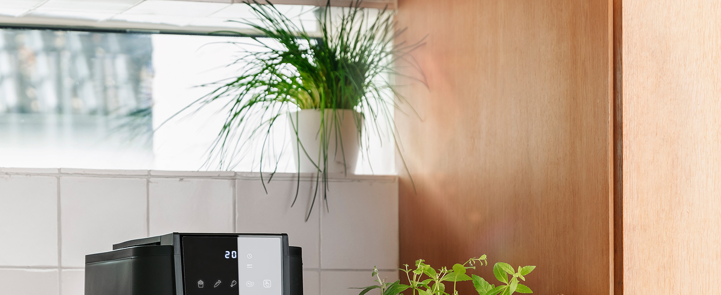 Фритюрниця BOURGINI з керамічним покриттям, 5 літрів, 1500 Вт, чорна (без шкідливих речовин)