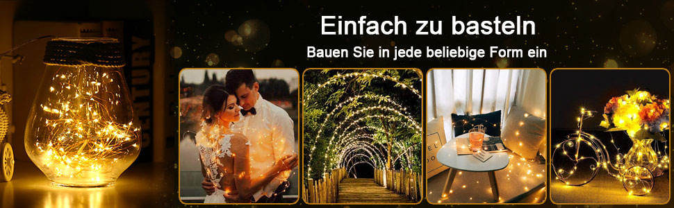 Льод-гірлянда мідний дріт, 100 метрів, 1000 LED, 8 режимів, вологостійка, тепле світло, для прикраси дому, саду, ялинки, вечірки, Різдва