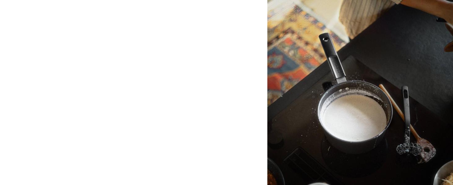 Каструля Fiskars Hard Face з кришкою, 1,8 л, 18 см, антипригарна, алюміній/пластик, для всіх плит, стійка до подряпин