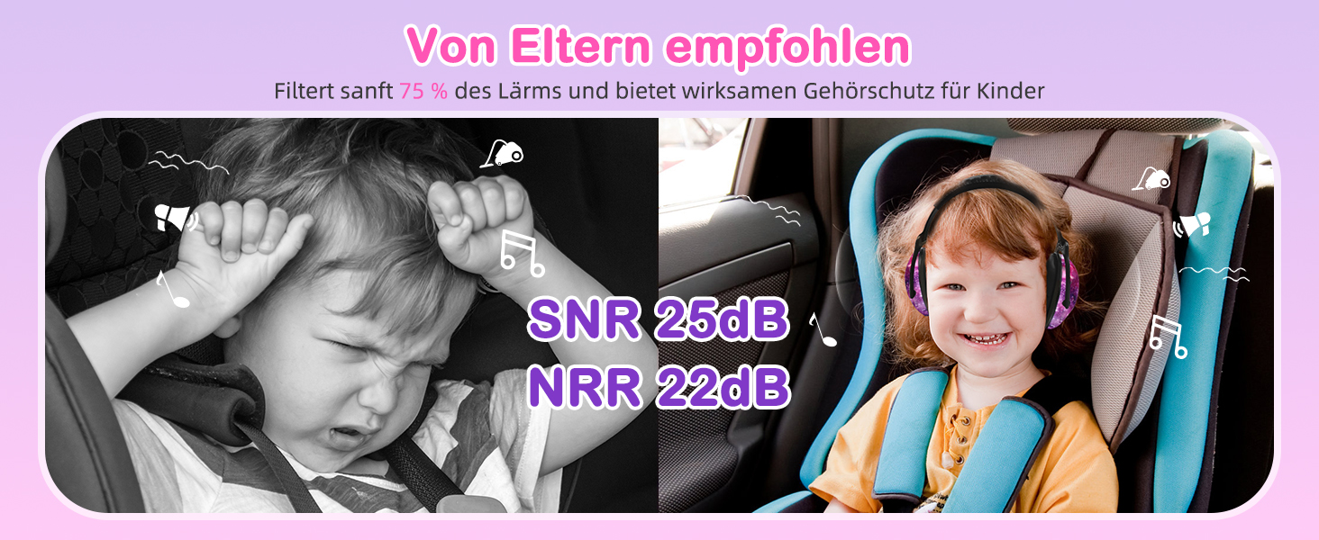 Навушники для захисту від шуму ZOHAN 030 для дітей 3-18 років (для аутизму), універсальний розмір, галактика+єдиноріг