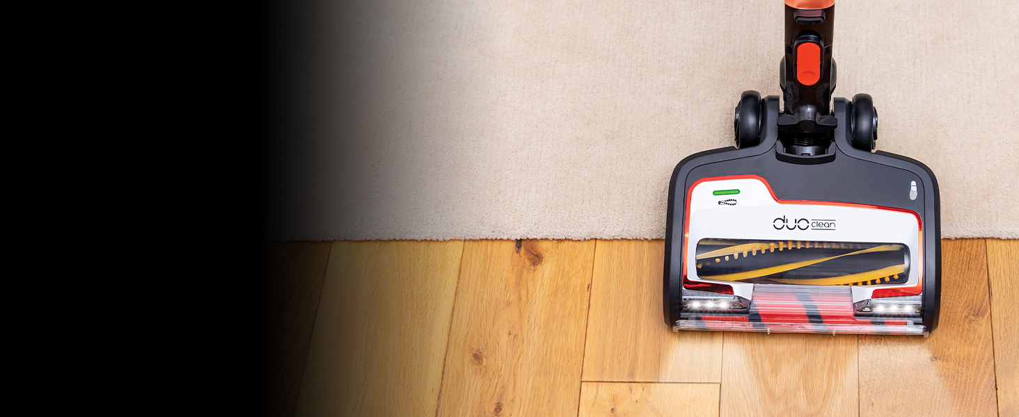 Бездротовий пилосос Shark IZ201EU з рушником, оранжевий: 40 хвилин роботи, Anti Hair Wrap, 0.7 л, 26x24.5x118 см