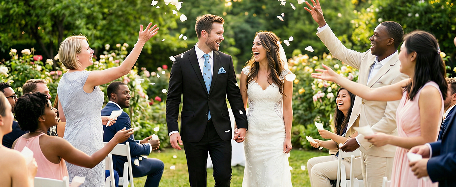 HISDERN Комплект краватки та кишенькового хустинки з принтом тварин, морське синє - лисиця, для весілля та бізнесу