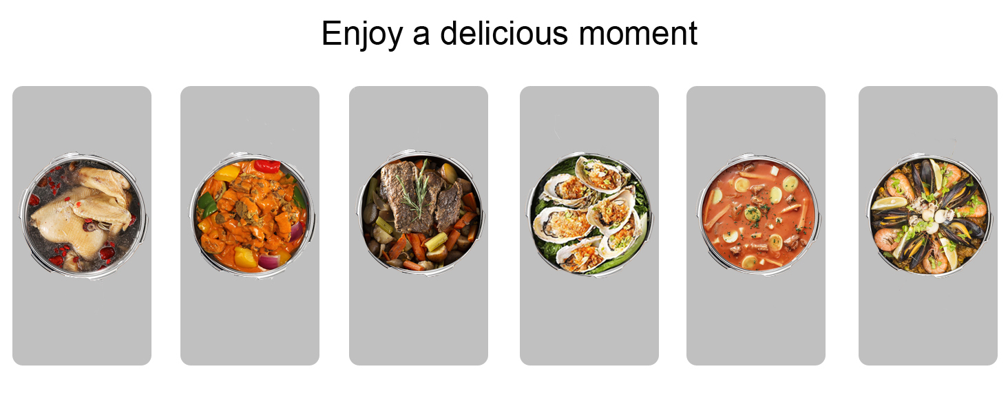 Друк-каструля з нержавіючої сталі 304 з системою безпеки - для індукційних, газових та всіх типів плит - професійне та домашнє використання (5 літрів)