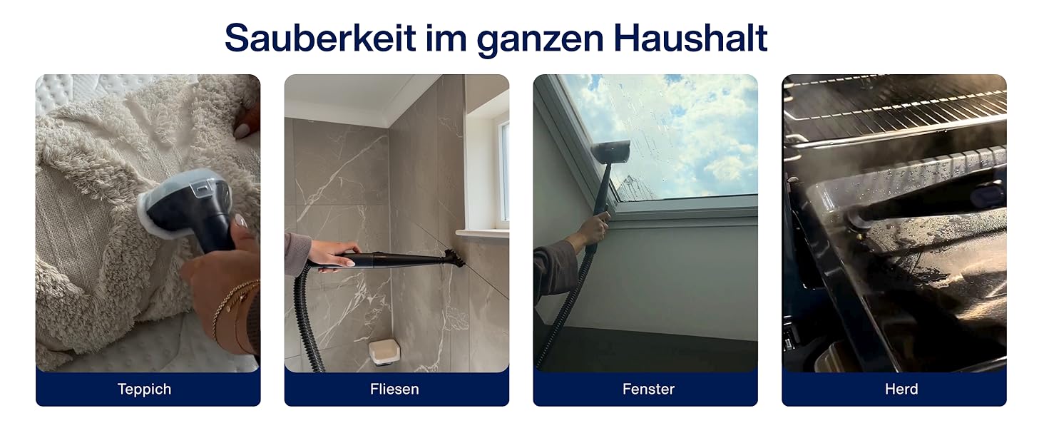 Samako Теперішній очищувач килимів та м'яких меблів – компактний ручний пристрій, потужний 400W двигун, 2 великі резервуари для води, підходить для всіх типів тканини (потужна версія (2000 Вт))