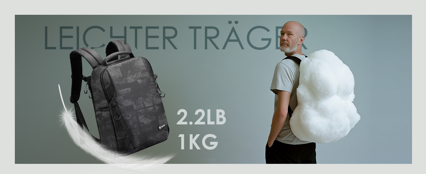 Рюкзак для фотокамери TARION: водонепроникний, з відділенням для ноутбука 14