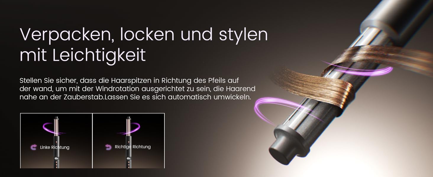 Фен-щітка Hairstyler 6 в 1: для локонів, об'єму, випрямлення та сушіння волосся, 1400W, 110000 обертів/хв, сірий