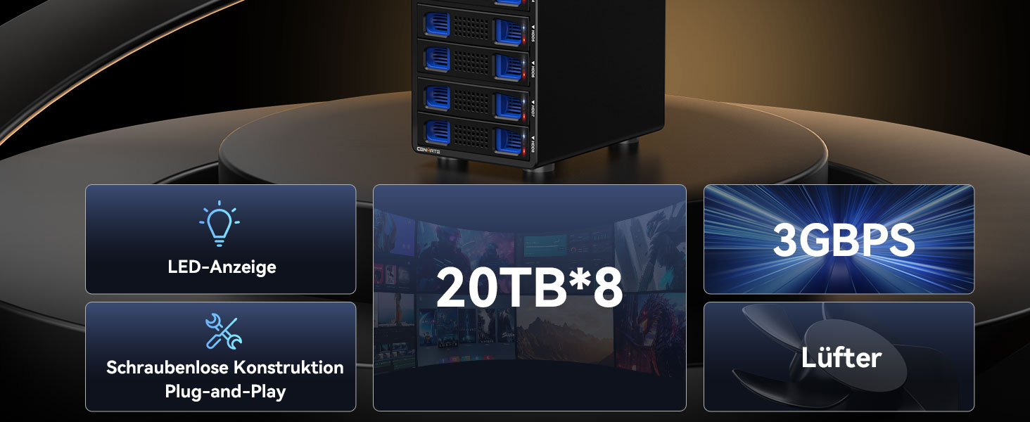 Зовнішній RAID корпус для 2 HDD/SSD 2.5