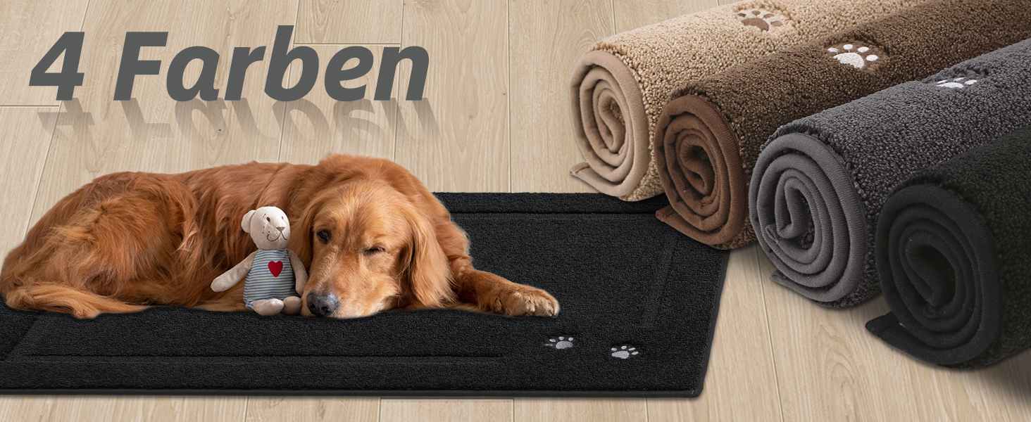 Килимок для дому BEQHAUSE 80x120 см, знімний, для входу, передньої/задньої двері, коридору, чорний