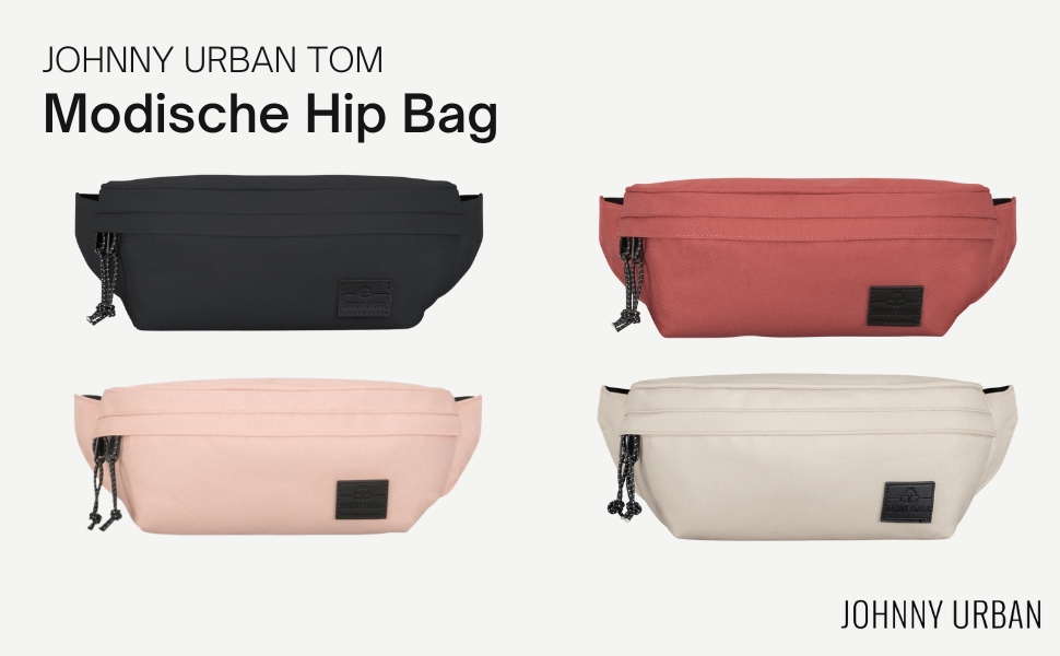 Поясна сумка JOHNNY URBAN Tom для жінок і чоловіків, водостійка, стильна бананка на фестиваль, кросбоді-сумка з регульованим ременем