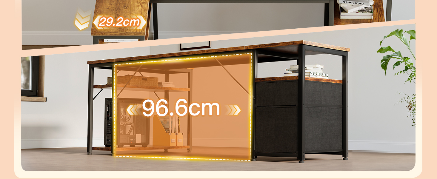 Ігровий кутовий стіл Coleshome з 2 шухлядами, 160x80 см, коричневий