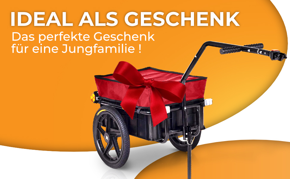 Причіп для велосипеда SAMAX 70 літрів / 60 кг, вантажний, з кріпленням, чорний (70л / 60кг)