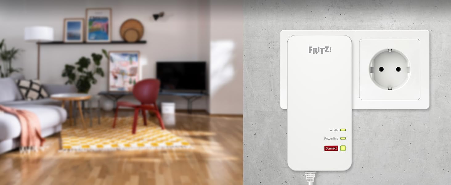 FRITZ!Repeater 3000 AX - Wi-Fi 6 репітер з трьома радіомодулями (до 4200 Мбіт/с)