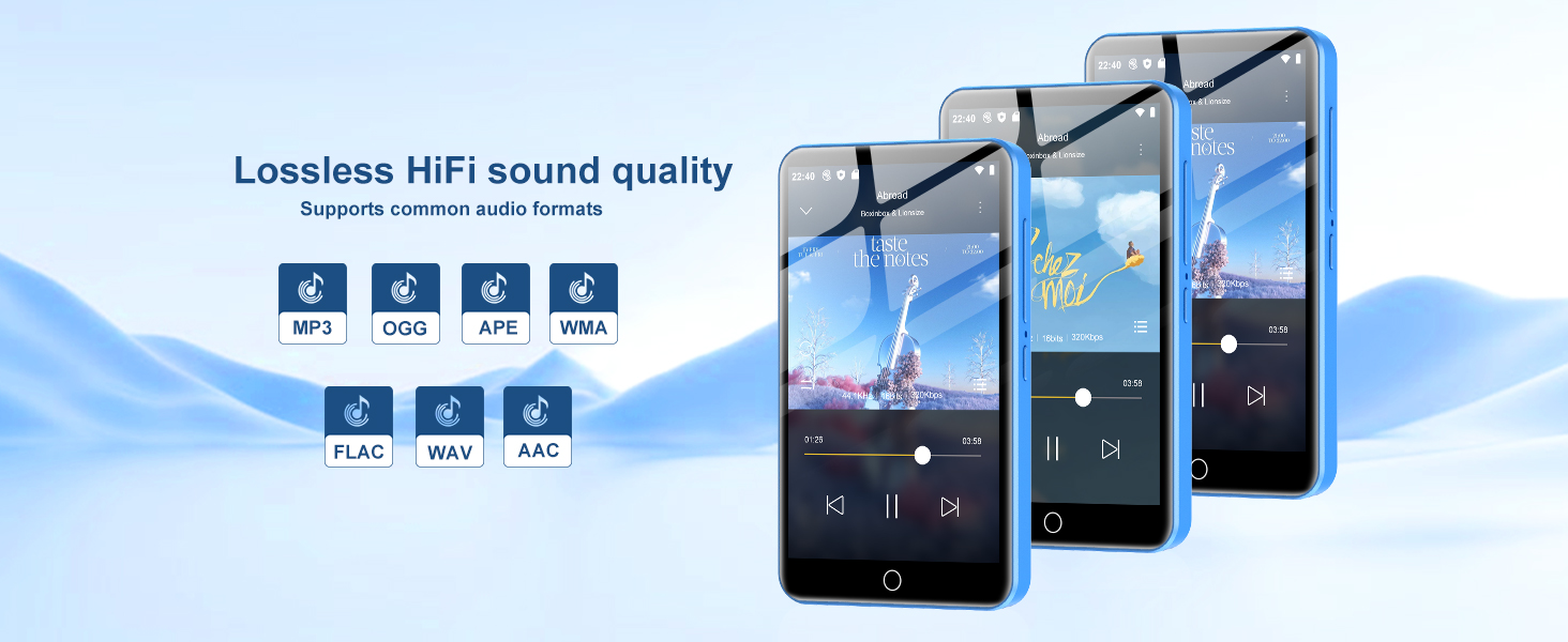 MP3 плеєр 80GB Bluetooth WiFi, 4.0