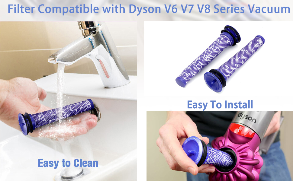 Замінний акумулятор Dyson 6000mAh для пилососів DC58, DC62, DC59, DC61, DC72, DC74, SV03, SV05, SV06, SV07, SV09 (6.0 Ah, V8)